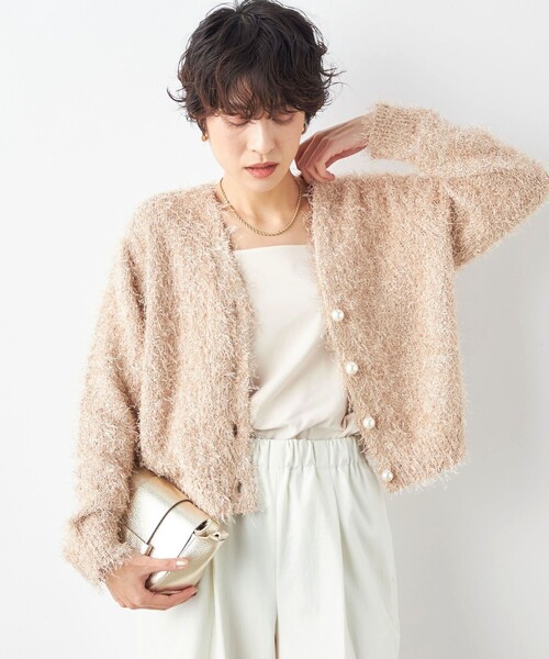 NOLLEY'S（ノーリーズ）の「《手洗い可能》ラメファンシーVネック