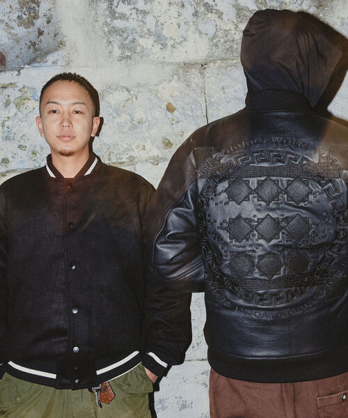 BAL（バル）の「BAL / ALL LEATHER VERSITY JACKET for BEAMS T