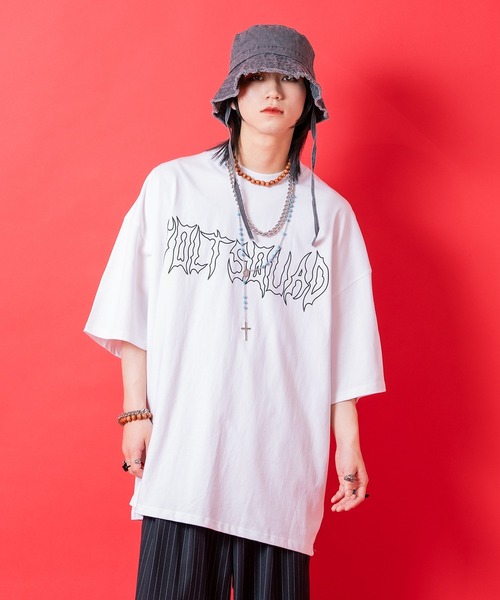 セール】a.p.o.v. ストリートゴシックロゴオーバーサイズTシャツ（T