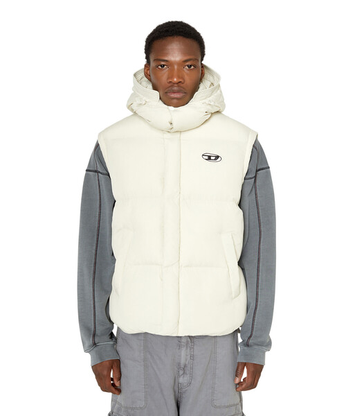 DIESEL（ディーゼル）の「メンズ ダウン ベスト（ダウンベスト）」 - WEAR