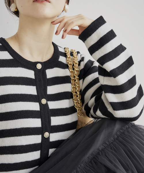 IENA（イエナ）の「金ボタンニットカーディガン（カーディガン/ボレロ
