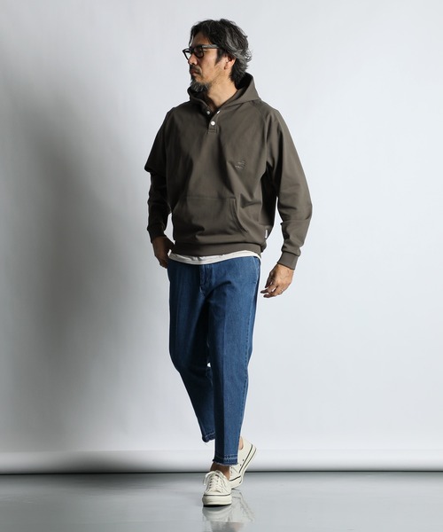 AIR FLEX」SETUP HENLEY HOODIE：機能素材 「エアフレックス