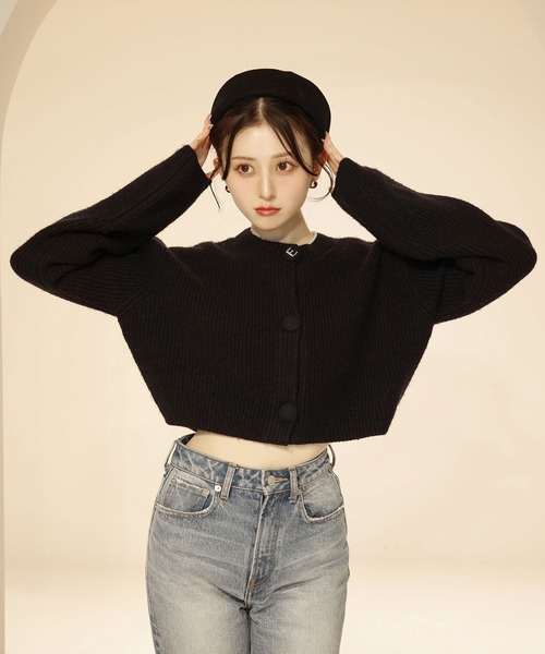 ロゴボタンニットセットワンピース（ワンピース）｜EIMY ISTOIRE