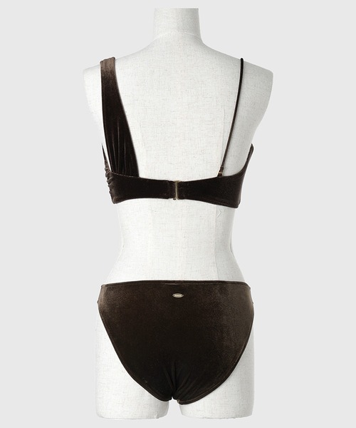 ワンショルダーセパレートスウィムウェア（水着）｜anuans（ア