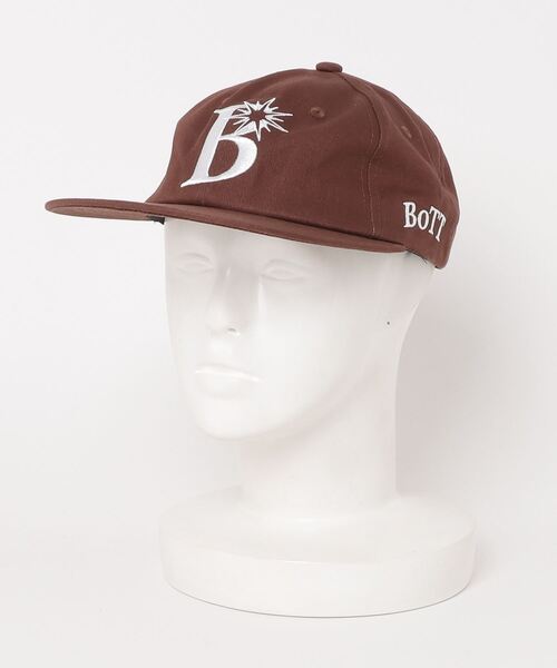 BOTT（ボット）の「BOTT / ボット：B Logo 6 Panel Cap：22B-AC3[WAX