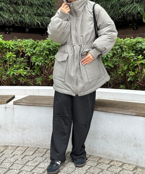 ISOOK（アイスー）の「【ISOOK / アイスー】ドローコード中綿コート