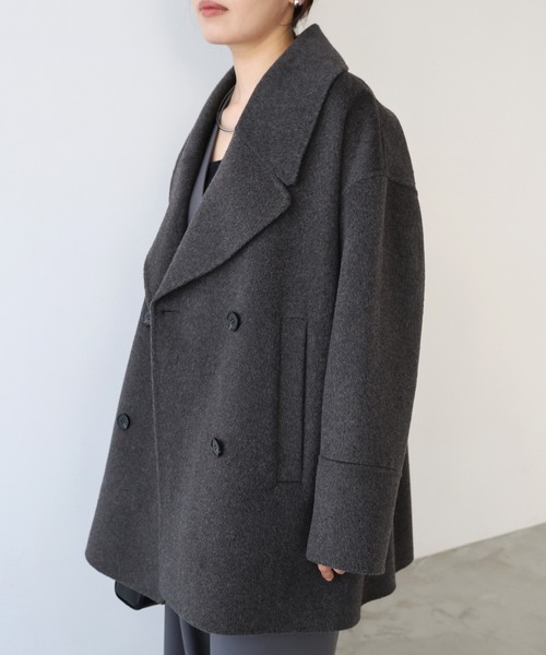 evernavy（エバーネイビー）の「【新色追加】ウールリバーPコート