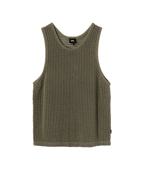 STUSSY（ステューシー）の「ODyed Mesh Tank（タンクトップ）」 - WEAR