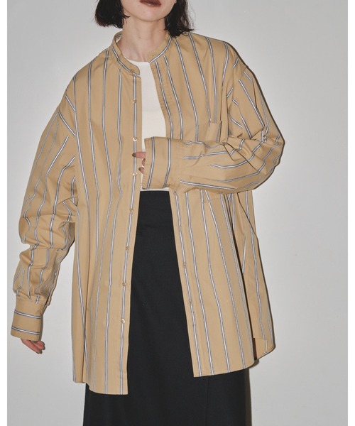 TODAYFUL（トゥデイフル）の「ストライプオーバーシャツ（シャツ