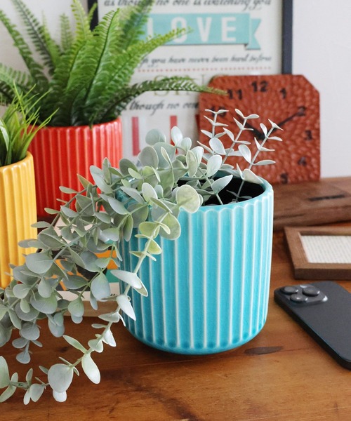 OLD SMITH GREENERY】カラーポットMサイズ（インテリア雑貨）｜niko