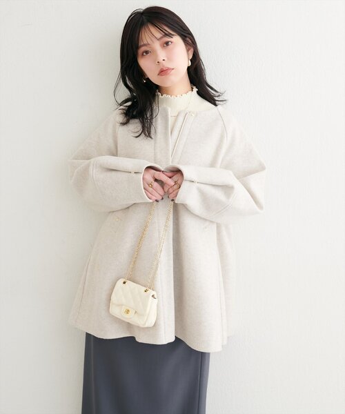 セール】〈osono〉2WAYノーカラーコート（ノーカラーコート