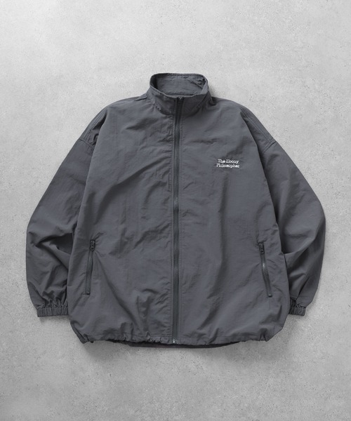 ZIP FIVE】 ワンポイント刺繍 ドローコード内蔵 ナイロン トラック