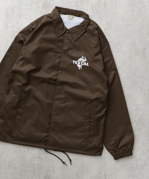 TES CAL LOGO COACH JACKET / コーチジャケット（ナイロンジャケット