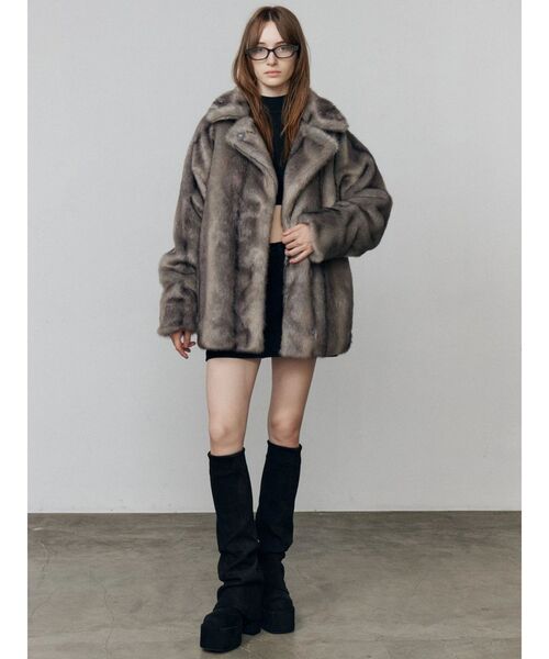 セール】ルーズフレアカバーフィットブーツ（ブーツ）｜EMODA（エモダ