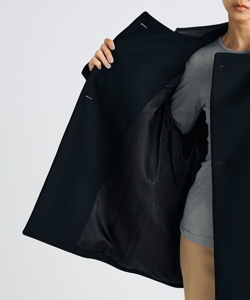 Super120's ライトメルトン ショートコート（ピーコート）｜EDITION