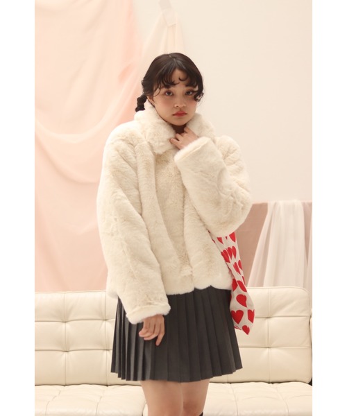 muguet（ミュゲ）の「rabbit like fur outer（その他アウター）」 - WEAR