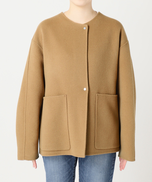 セール】《追加》ビーバーストール付きセットコート（ノーカラーコート