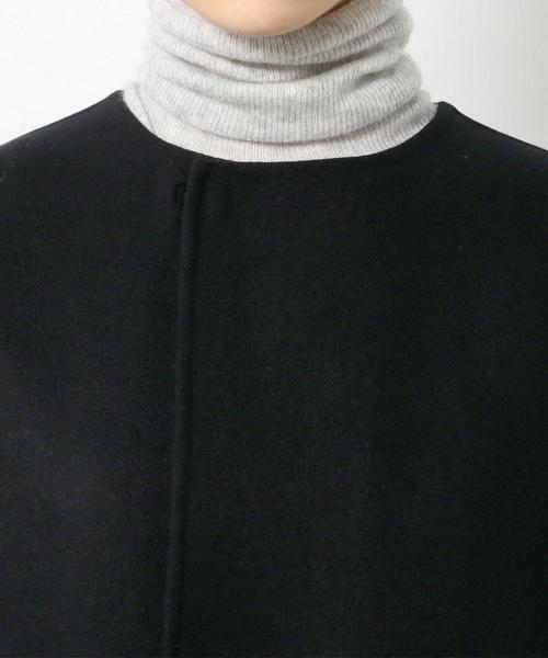 Drawer（ドゥロワー）の「DRAWER メルトンノーカラーコート（その他