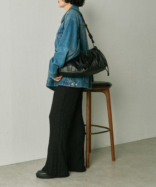 インフルエンサーouchi企画》マルチウェイ巾着ボストンバッグ