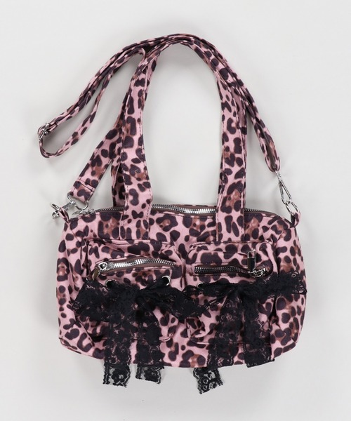 SPINNS（スピンズ）の「【2WAY】ヒョウ柄/レオパードリボン