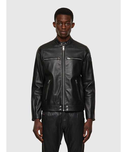 DIESEL（ディーゼル）の「メンズ シープスキン シングルレザー