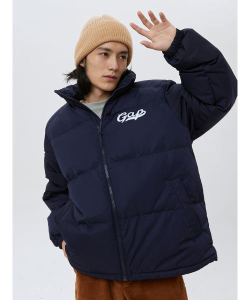 GAP（ギャップ）の「ヘビーウェイト GAPロゴ ダウンジャケット(ユニ