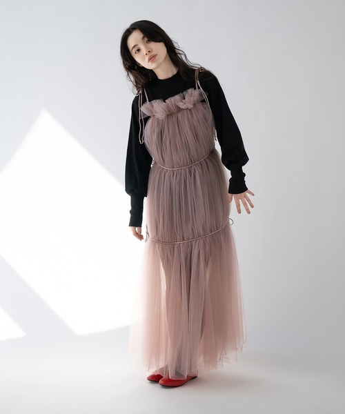 PERNA（ペルナ）の「チュールロングワンピース（ワンピース）」 - WEAR
