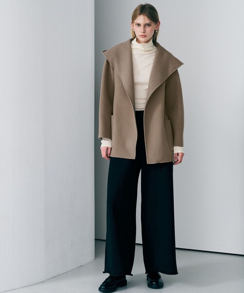 メルトンリバー フーデットコート（その他アウター）｜uncrave