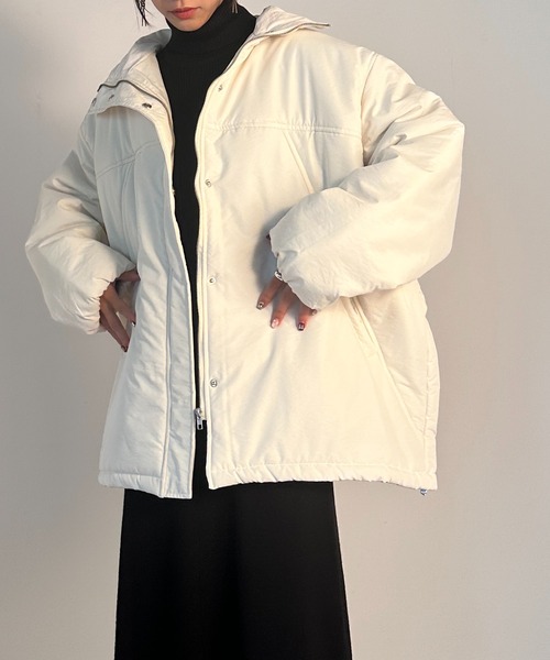 セール】【vieux by MAISON BREEZE】Stand collar padded jacket #1