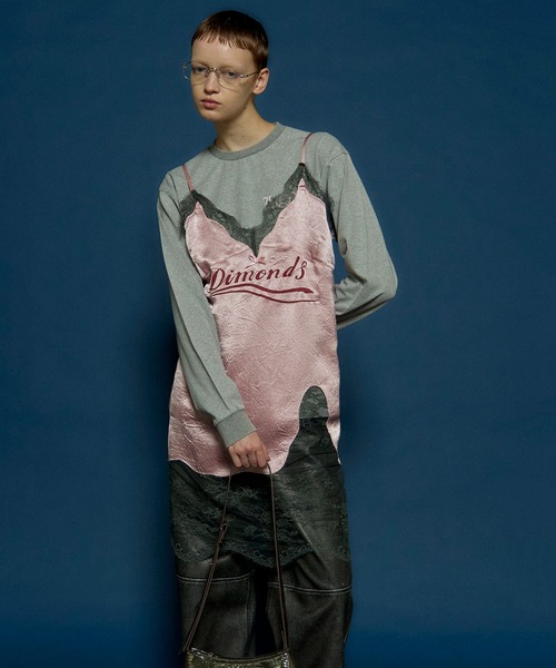 MAISON SPECIAL（メゾンスペシャル）の「Print Camisole Lace Tunic