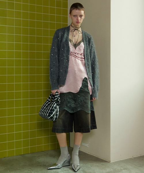 MAISON SPECIAL（メゾンスペシャル）の「Print Camisole Lace Tunic