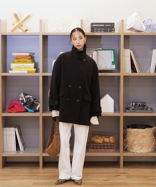 セール】◇2WAYメルトンPコート【動画有】（ピーコート）｜FREE'S MART