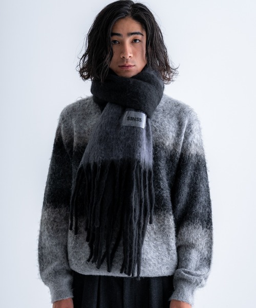 Wool blend gradation knit / ウールブレンドグラデーションニット