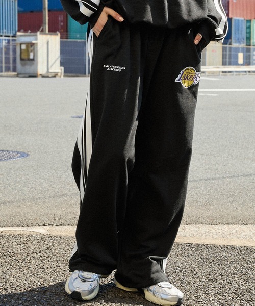 セール】NBA/エヌビーエー 別注 セットアップ ワッペン刺繍 サイド