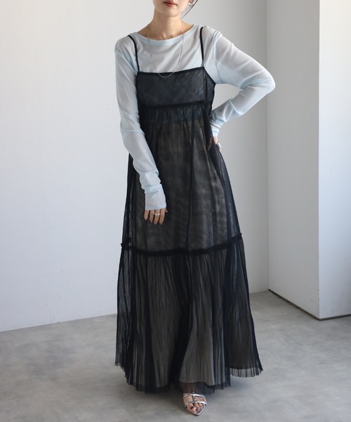 シアーキャミワンピース】（ワンピース）｜DO.M（ドゥドットエム）の