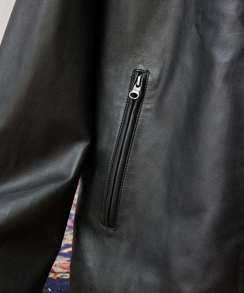 セール】ラムレザー シングルライダースジャケット（ライダース