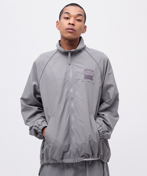 NYLON PIPING STAND JACKET / ナイロン パイピング スタンドジャケット