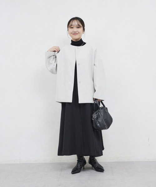 BEARDSLEY（ビアズリー）の「後ろぷっくりウールショートコート