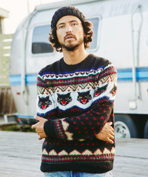 HYSTERIC GLAMOUR（ヒステリックグラマー）の「BLACK CATジャカード