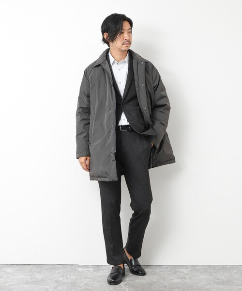 セール】【TAION/タイオン】別注ダウンステンカラーコート 25AW