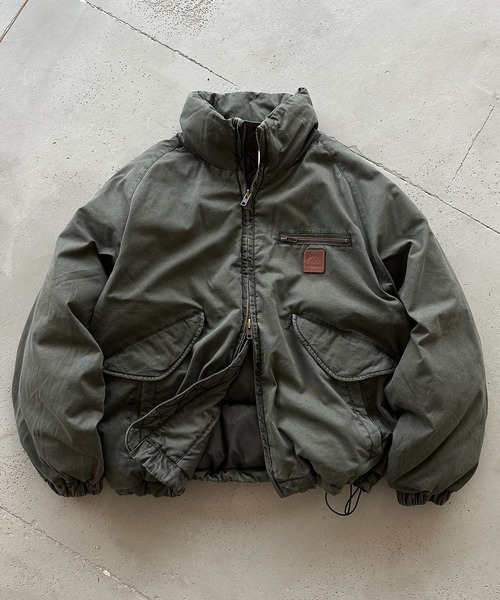 ライトダック中綿ボリュームスタンドネックブルゾン（ブルゾン