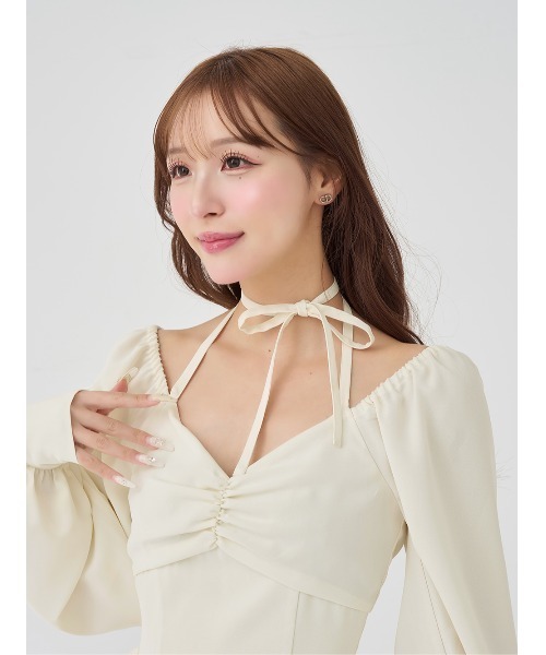 Darich（ダーリッチ）の「ウエストコルセットバルーンミニワンピース