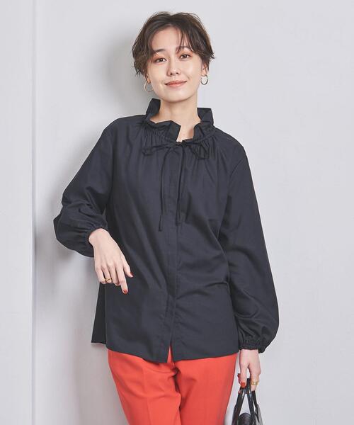 UNITED ARROWS（ユナイテッドアローズ）の「P フリルカラー ブラウス