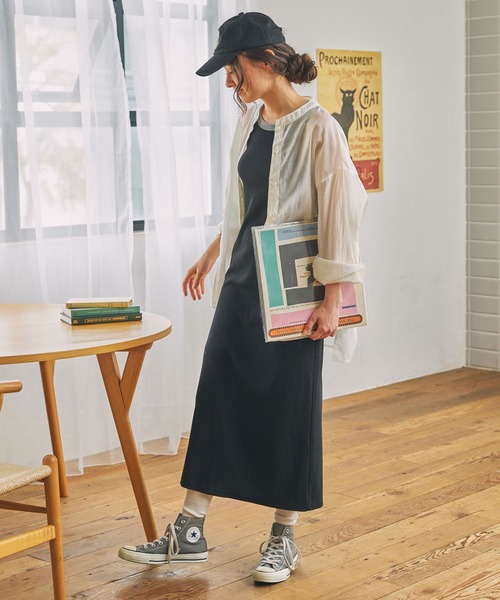 カップ付き アメスリ タンクトップ ワンピース MONO-MART LADY'S│MONO