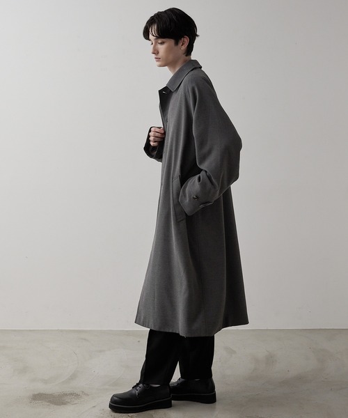 CLEL】TR Loose Soutien Collar Coat / TR ルーズ ステンカラーコート