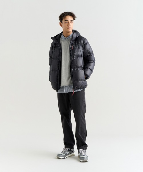 MOUNTAIN LODGE DOWN HOODIE JACKET(MEN)/マウンテンロッジ ダウン