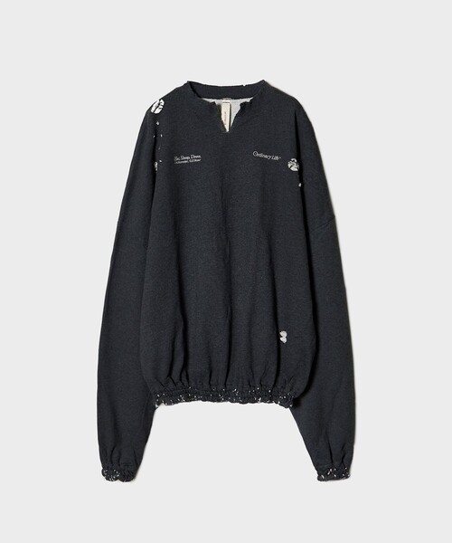 SHINYAKOZUKA/シンヤコズカ】〈別注〉 DAMAGED ORDINARY GIANT CREW