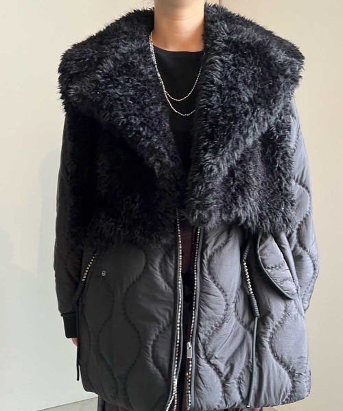 Ameri（アメリ）の「BOA VEST SET QUILTING COAT（その他アウター