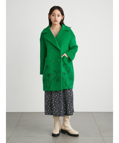 LILY BROWN（リリーブラウン）の「embroideryコクーンコート（その他