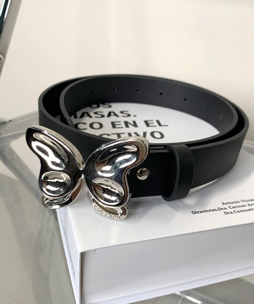 セール】蝶モチーフバックルベルト（ベルト）｜non-hedge（ノンヘッジ